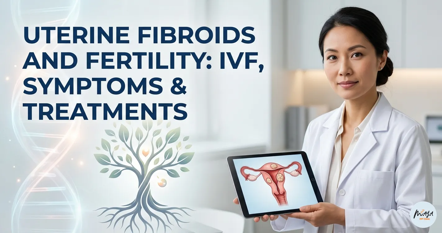 uterine fibroids and fertility: IVF symptoms & treatments